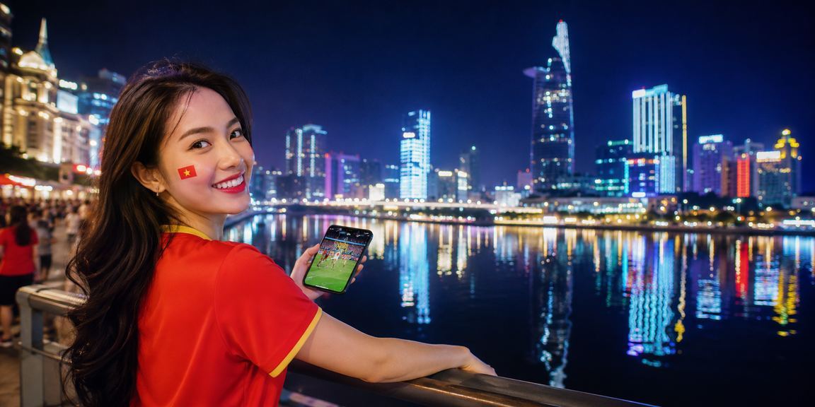 Người dùng tại Thành phố Hồ Chí Minh theo dõi bóng đá và chuẩn bị đăng ký tài khoản