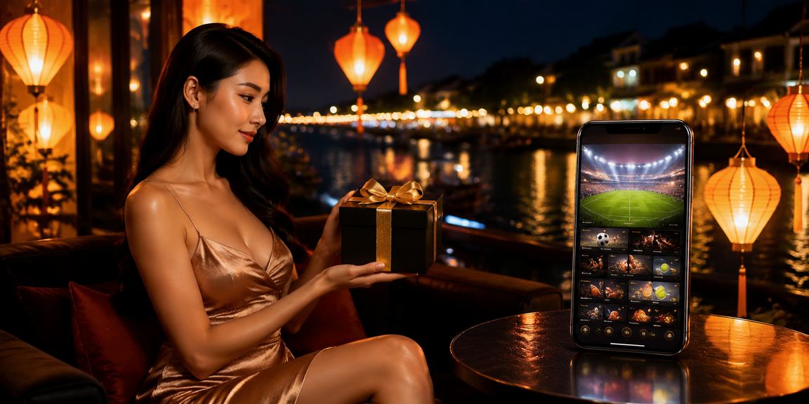 Đèn lồng Hội An và màn hình cá cược thể thao trực tuyến