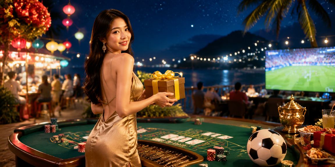 Chợ đêm Phú Quốc minh họa baccarat và truy cập tt2 bằng di động